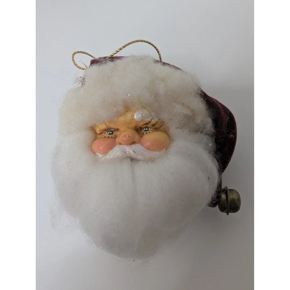 Vintage Christmas Decor Lot Santa Ornament‎ Caring Critter Chimer Bear Rainbow